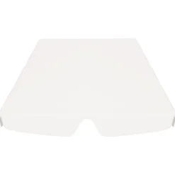 Sale FinePRICE Vaihtokatos puutarhakeinuun valkoinen 192x147 cm 270 g/m²