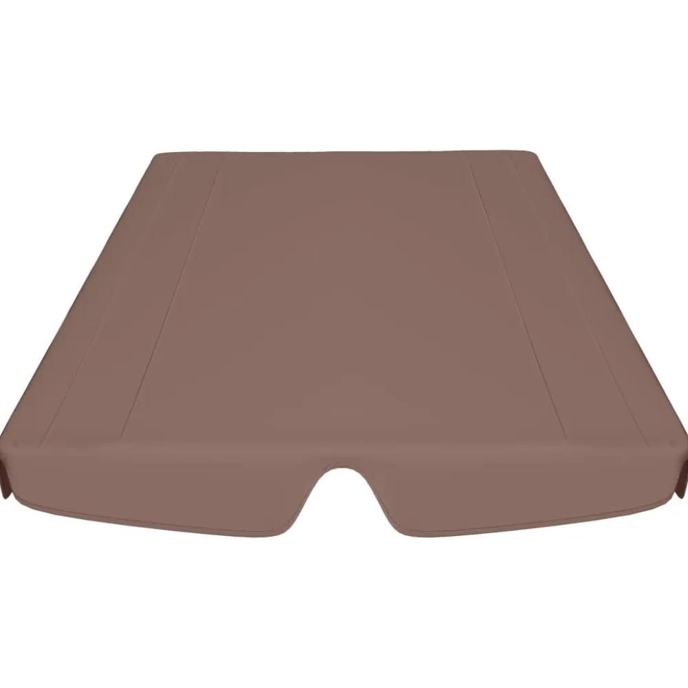 Discount FinePRICE Vaihtokatos puutarhakeinuun ruskea 192x147 cm 270 g/m²