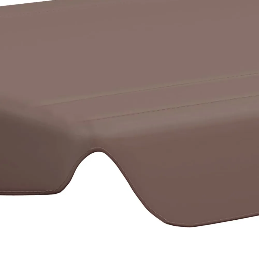 Discount FinePRICE Vaihtokatos puutarhakeinuun ruskea 192x147 cm 270 g/m²