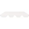 Outlet FinePRICE Vaihtokatos puutarhakeinuun valkoinen 226x186 cm 270 g/m²