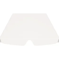 Outlet FinePRICE Vaihtokatos puutarhakeinuun valkoinen 226x186 cm 270 g/m²
