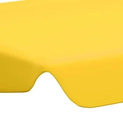 Clearance FinePRICE Vaihtokatos puutarhakeinuun keltainen 192x147 cm 270 g/m²