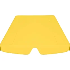 Clearance FinePRICE Vaihtokatos puutarhakeinuun keltainen 192x147 cm 270 g/m²
