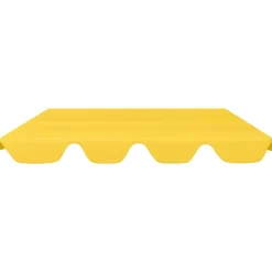 Online FinePRICE Vaihtokatos puutarhakeinuun keltainen 226x186 cm 270 g/m²