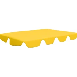 Online FinePRICE Vaihtokatos puutarhakeinuun keltainen 226x186 cm 270 g/m²