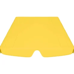 Online FinePRICE Vaihtokatos puutarhakeinuun keltainen 226x186 cm 270 g/m²