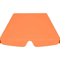 Online FinePRICE Vaihtokatos puutarhakeinuun oranssi 192x147 cm 270 g/m²