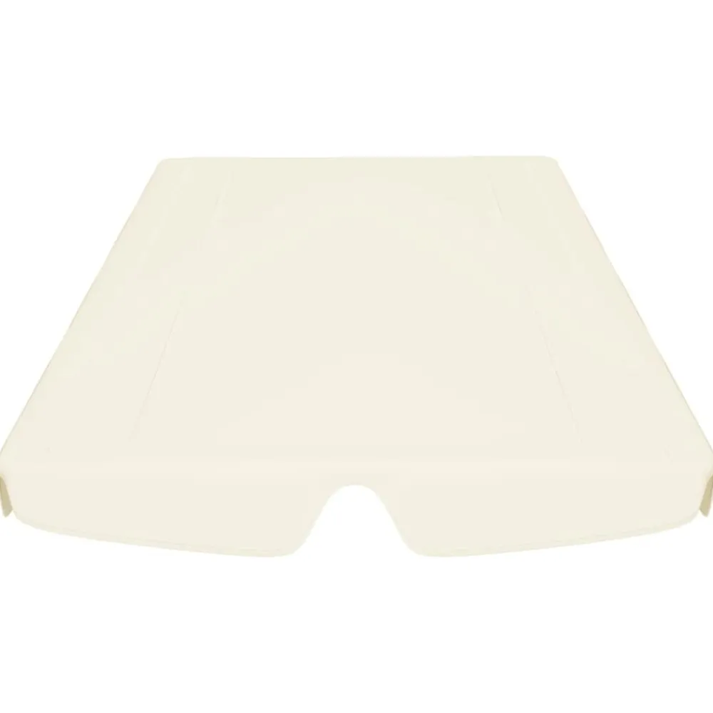 Online FinePRICE Vaihtokatos puutarhakeinuun kerma 192x147 cm 270 g/m²