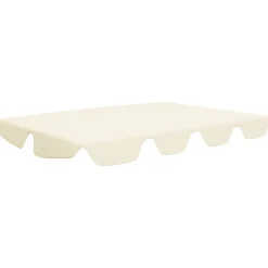 Online FinePRICE Vaihtokatos puutarhakeinuun kerma 192x147 cm 270 g/m²