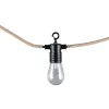 Hot Trio Valoketju LED Ember 6m musta/luonnollinen väri