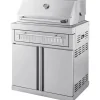 Online Myoutdoorkitchen Vapaasti seisova hiiligrilli Classic Line Stainless, ruostumaton teräs