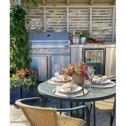 Sale Myoutdoorkitchen Vapaasti seisova kaasugrilli Classic Line Stainless, 6 poltinta ja infrapunalämpö, rst