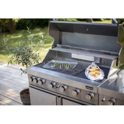 Sale Myoutdoorkitchen Vapaasti seisova kaasugrilli Classic Line Stainless, 6 poltinta ja infrapunalämpö, rst