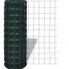 Best FinePRICE Verkkoaita teräs silmäkoko 100x100mm 25x1.2m vihreä