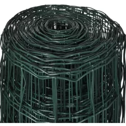 Best FinePRICE Verkkoaita teräs silmäkoko 100x100mm 25x1.2m vihreä