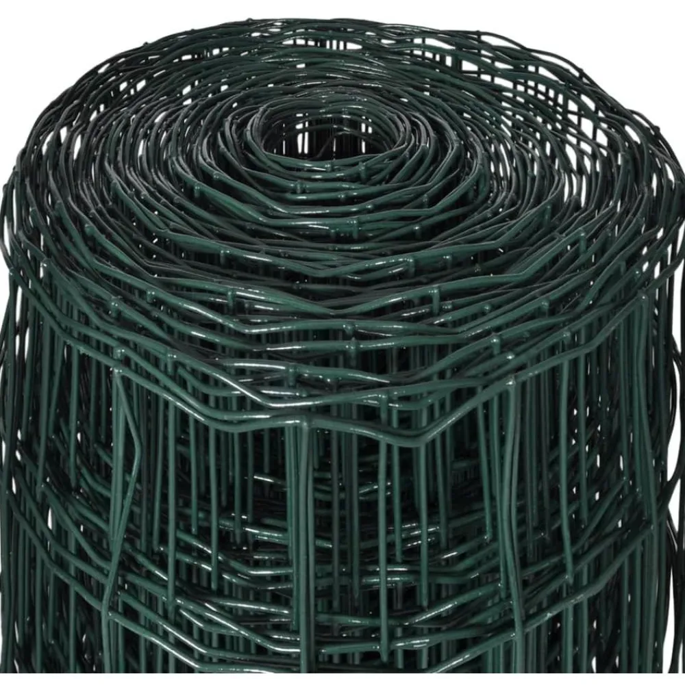 Online FinePRICE Verkkoaita teräs silmäkoko 76x63mm 10x0.8m vihreä