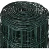 Clearance FinePRICE Verkkoaita teräs silmäkoko 76x63mm 25x1.0m vihreä