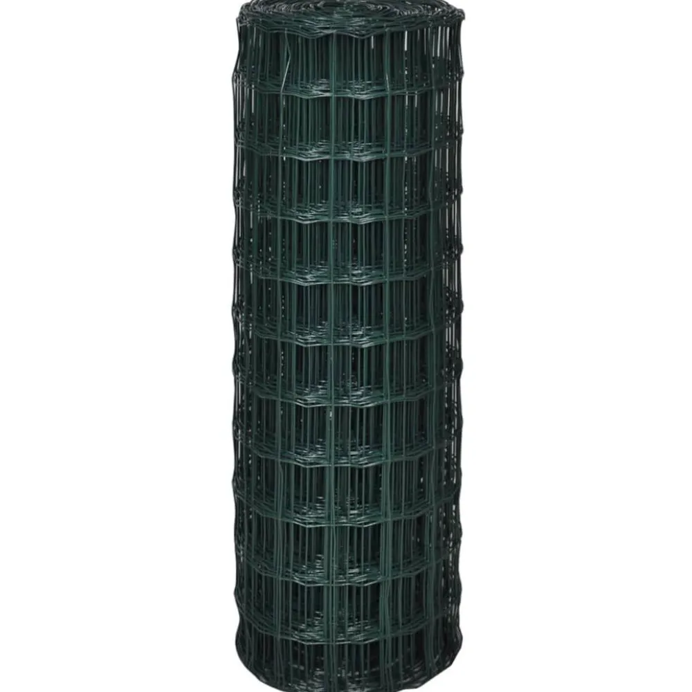 Discount FinePRICE Verkkoaita teräs silmäkoko 76x63mm 25x0.8m vihreä