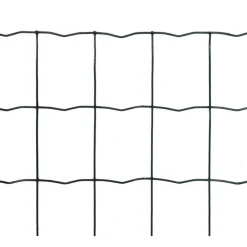 FinePRICE Verkkoaita teräs silmäkoko 100x100mm 25x0.8m vihreä