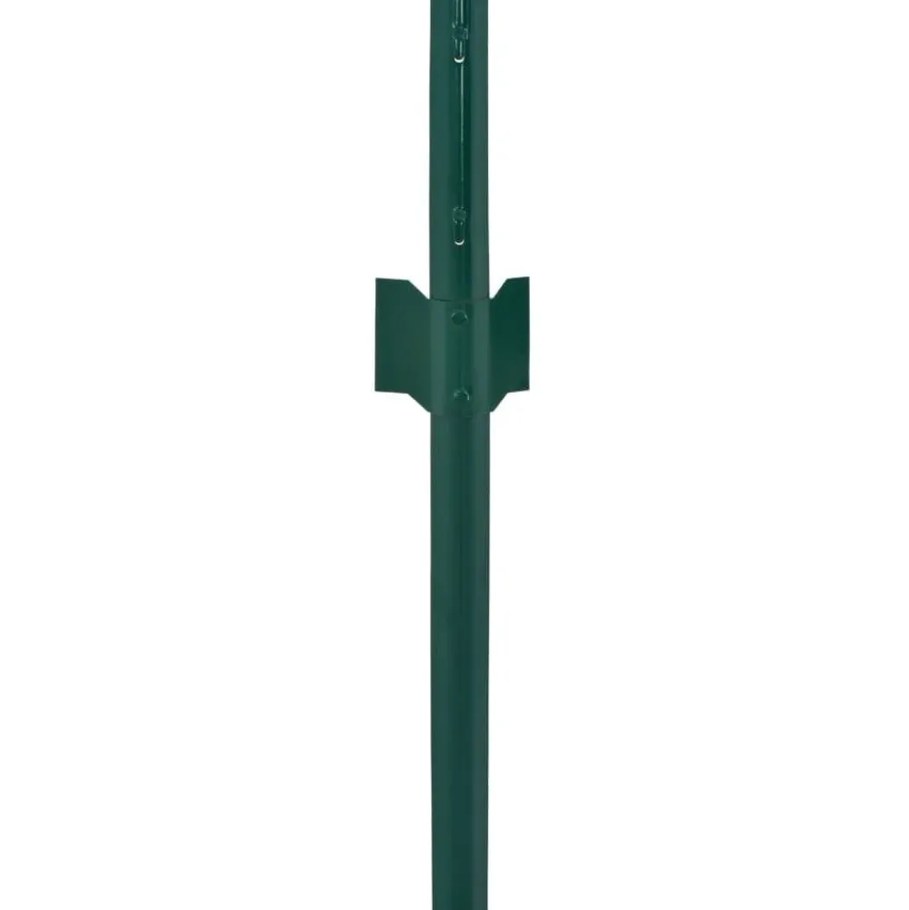 New FinePRICE Verkkoaita tolpilla teräs 25x1m silmäkoko 25mm vihreä