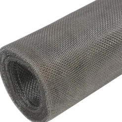 Best FinePRICE Verkkosuoja ruostumaton teräs 100x500cm hopea