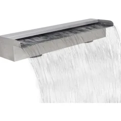 FinePRICE Vesiputous uima-altaan lähde ruostumaton teräs 60cm
