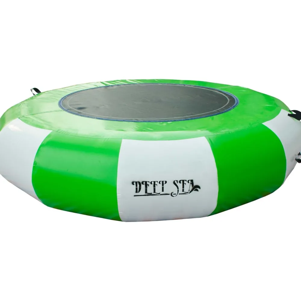 Discount Deep Sea Vesitrampoliini Ø300cm vihreä sähköpumpulla