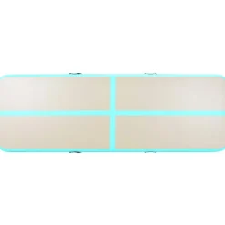 FinePRICE Voimistelumatto, täytettävä, pumpulla, 300x100x10cm, PVC, vihreä