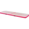 Best FinePRICE Voimistelumatto, täytettävä, pumpulla, 500x100x10cm, PVC, pinkki