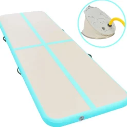 Discount FinePRICE Voimistelumatto, täytettävä, pumpulla, 600x100x10cm, PVC, vihreä