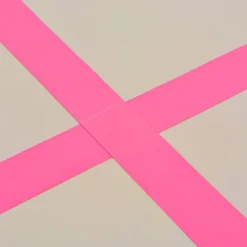 Online FinePRICE Voimistelumatto, täytettävä, pumpulla, 800x100x10cm, PVC, pinkki