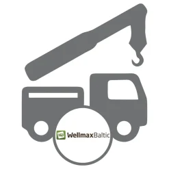 Online Wellmax -kuorman purku nosturilla