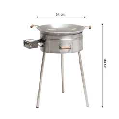 Outlet GrillSymbol Wokkisetti PRO-545 Ø54 cm B-400 kaasupoltin säädinletkusetti