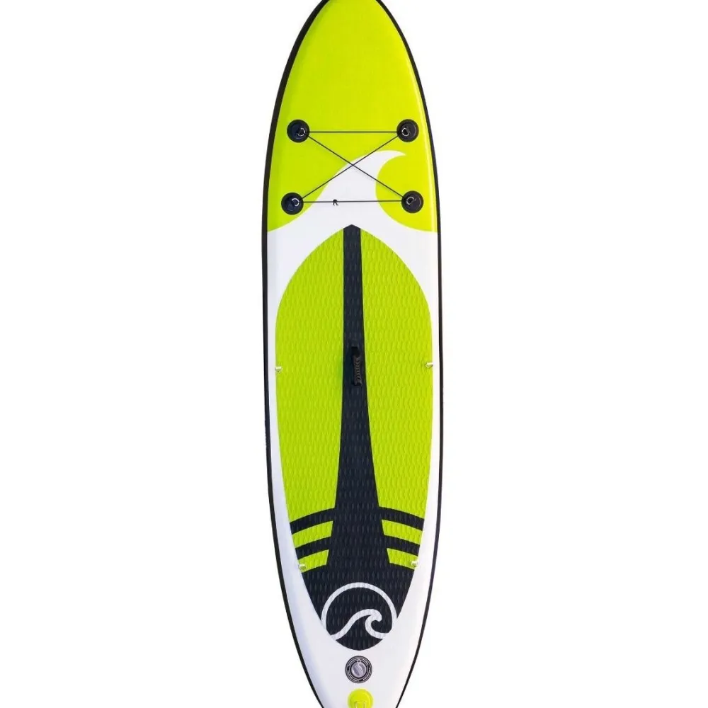 Hot Deep Sea 2x SUP-lautasetti Pro ilmatäytteinen 300 cm 15 PSI limenvihreä