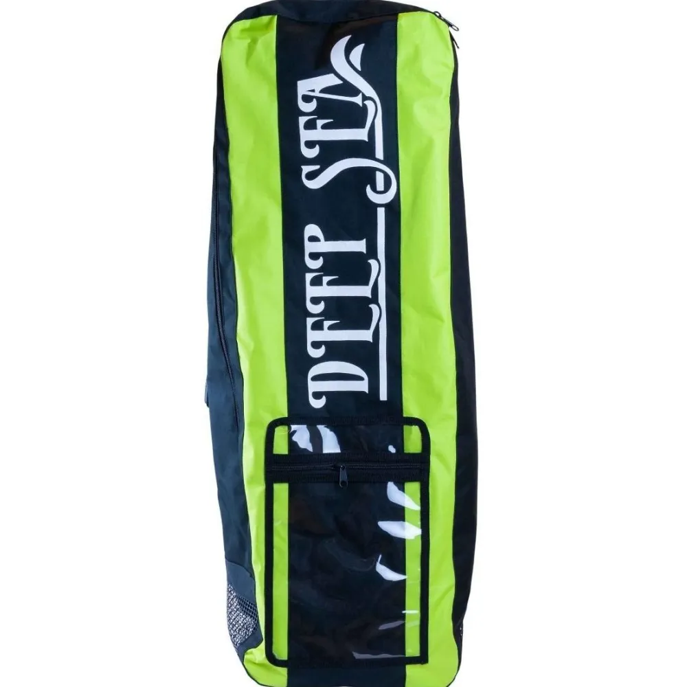 Hot Deep Sea 2x SUP-lautasetti Pro ilmatäytteinen 300 cm 15 PSI limenvihreä