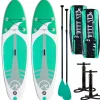 Online Deep Sea 2x SUP-lautasetti Standard ilmatäytteinen 275 cm 15 PSI vihreä